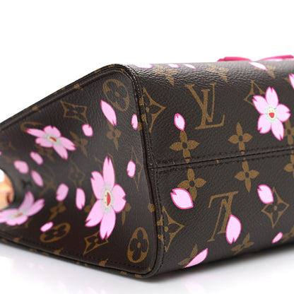 Louis Vuitton LV X TM Monogram Cherry Blossom Onthego PM Sakura Brown 8 of 9