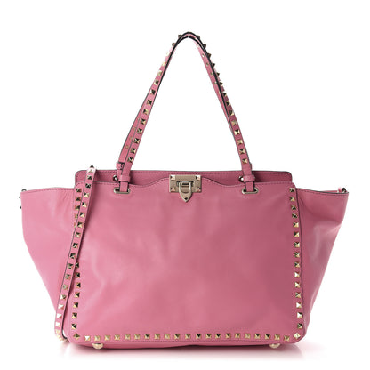 Valentino Garavani Vitello Medium Rockstud Tote Ninphea 1 of 9