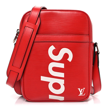 Louis Vuitton X SUPREME Epi Danube PM Red 1 of 11
