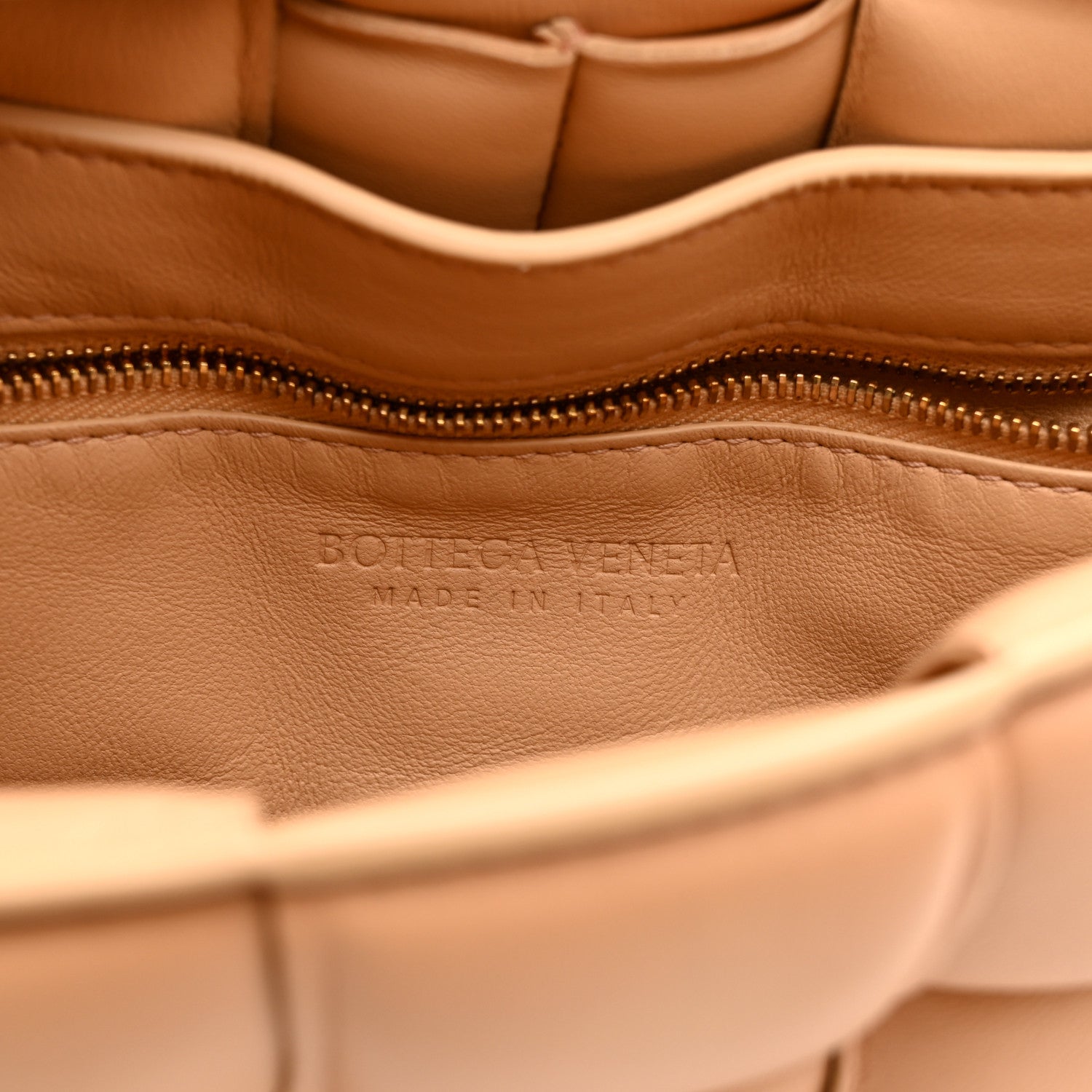 Bottega Veneta Nappa Maxi Intreccio Padded Cassette Crossbody Bag Almond 6 of 11