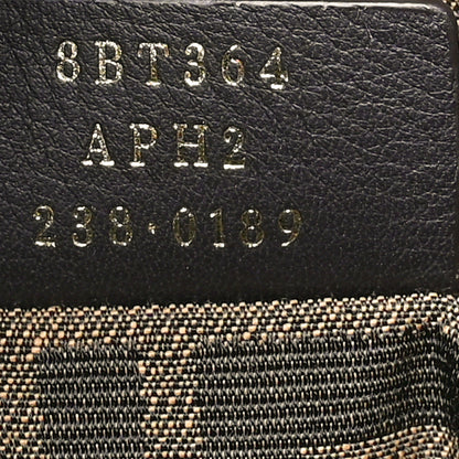 Fendi Paglia Chicco Riso Fabric Jacquard FF 1974 Vitello Grace Mini Step Out Bucket Bag Alchemy Tabacco Brandy 7 of 10