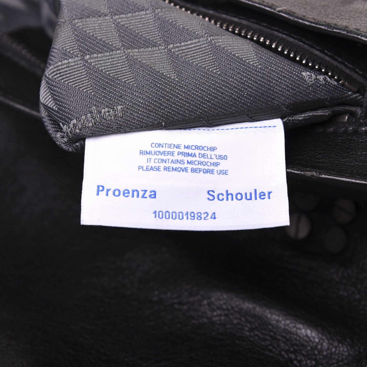 Proenza Schouler Lambskin Medium PS1 Satchel Black 9 of 13