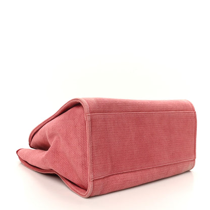 Chanel Canvas Medium Deauville Tote Red 4 of 10