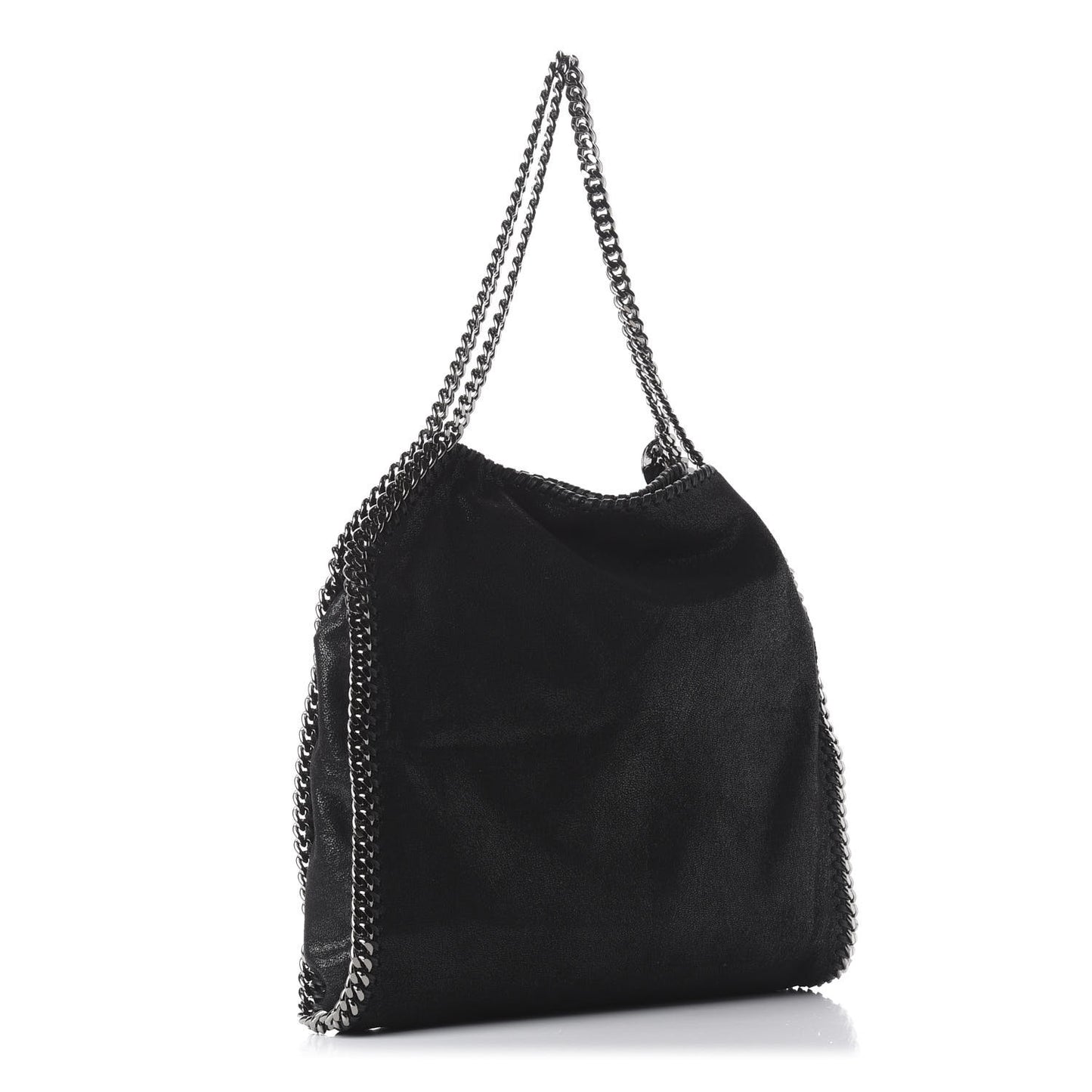 Shaggy Deer Small Falabella Tote Black