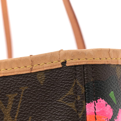 Louis Vuitton Monogram Roses Neverfull MM 11 of 12