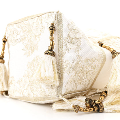 Christian Dior Canvas Embroidered Reve d'Infini Small D-Bubble Bucket Bag Gold 10 of 10