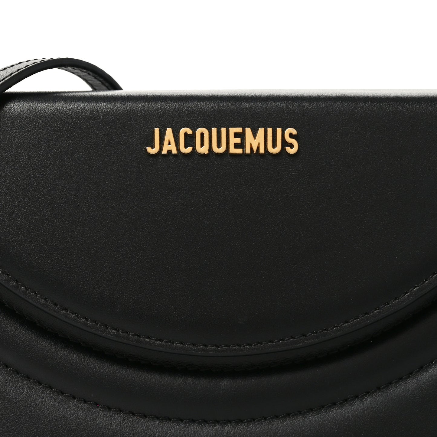 Smooth Calfskin Le Sac Rond Black