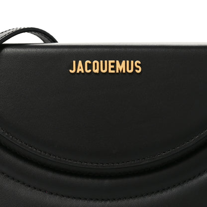 Jacquemus Smooth Calfskin Le Sac Rond Black 7 of 9
