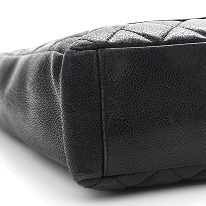 Chanel Caviar Quilted Petit Shopping Tote PST Black 16 of 17