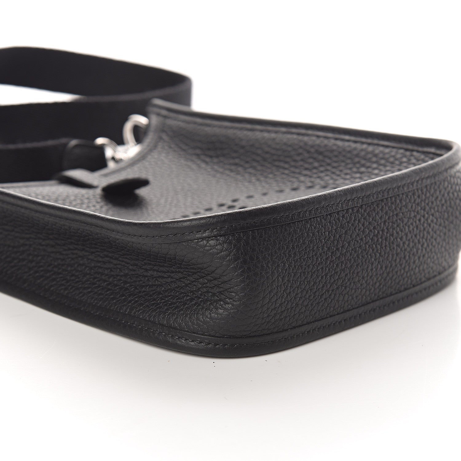 Hermes Taurillon Clemence Evelyne TPM Black 7 of 8