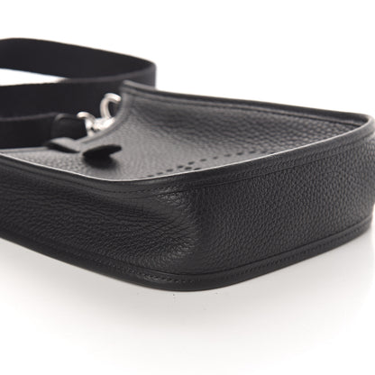 Hermes Taurillon Clemence Evelyne TPM Black 7 of 8