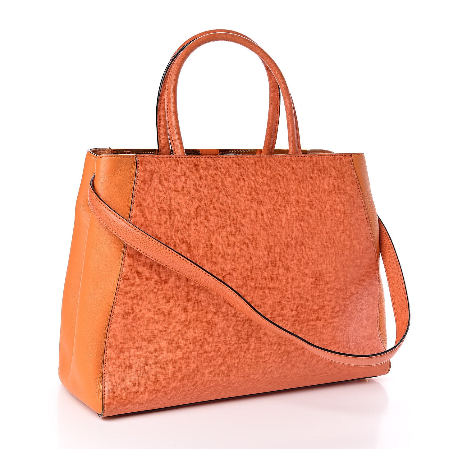 Vitello Elite Regular 2Jours Tote Arancio