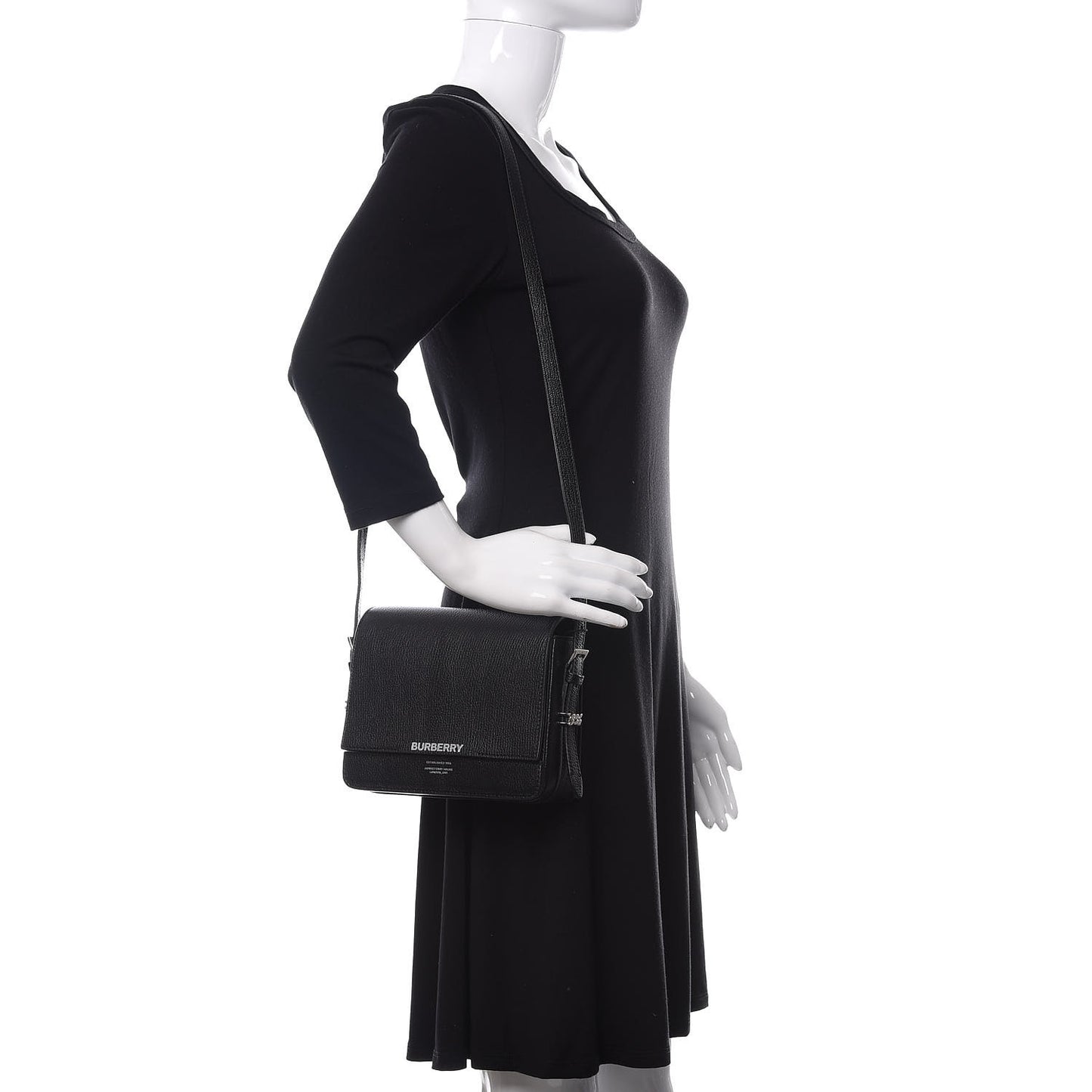 Goatskin Small Grace Bag Black