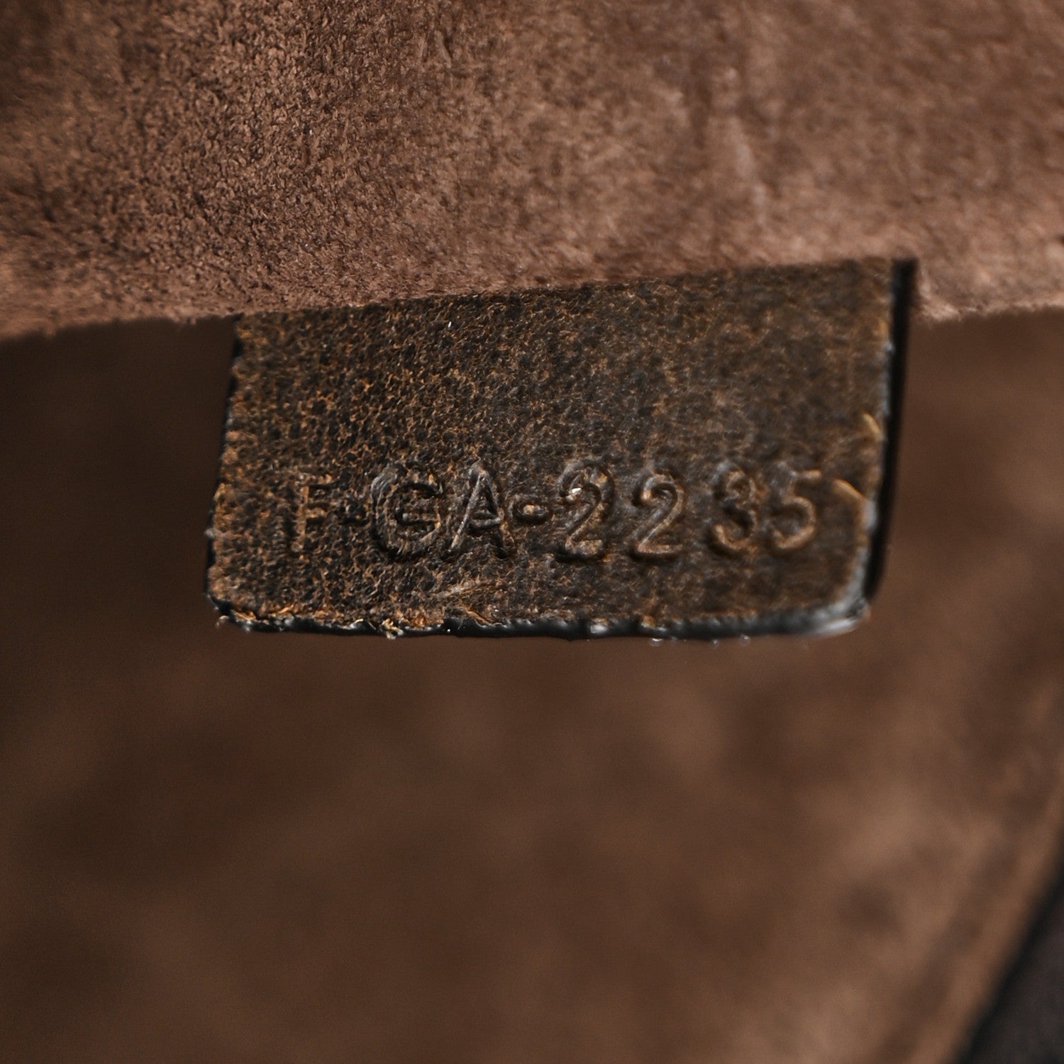 Celine Waxed Suede Calfskin Large Boston Bag Brown 7 of 11