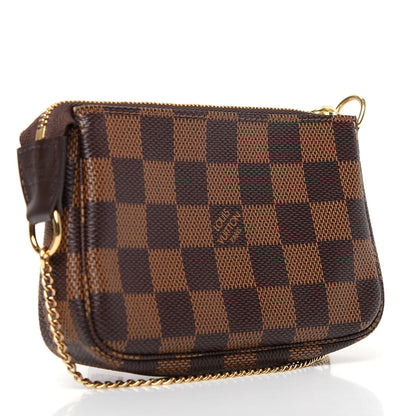 Louis Vuitton Damier Ebene Mini Pochette Accessories 3 of 7