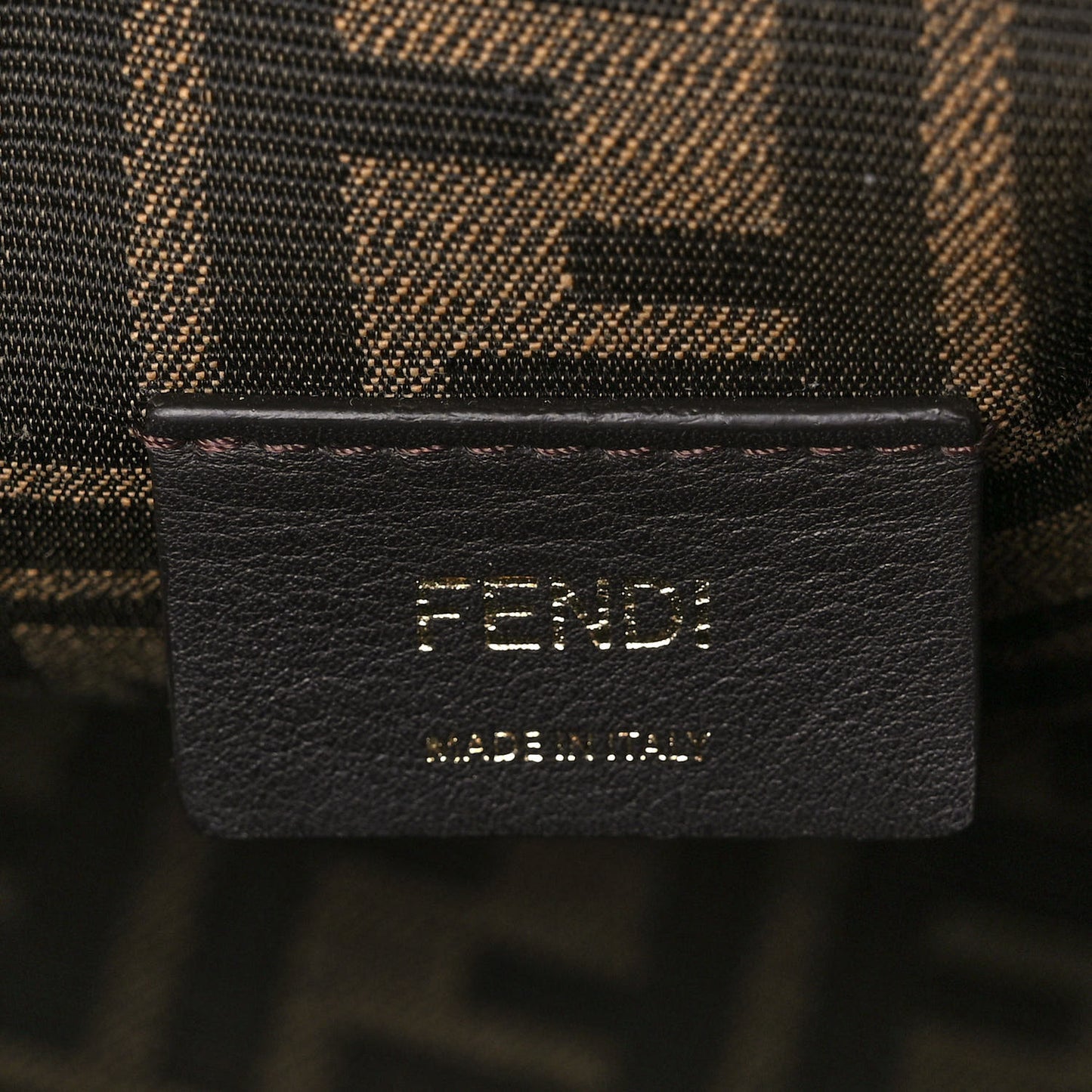 Shiny Nappa Medium Fendi First Black