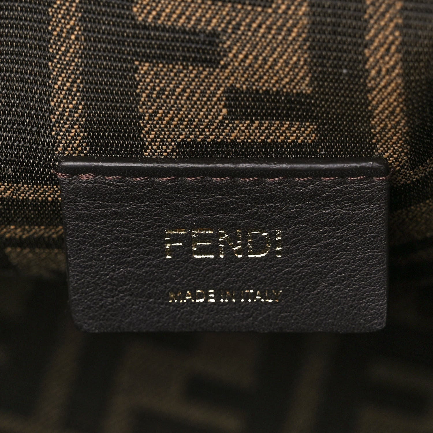 Fendi Shiny Nappa Medium Fendi First Black 5 of 10