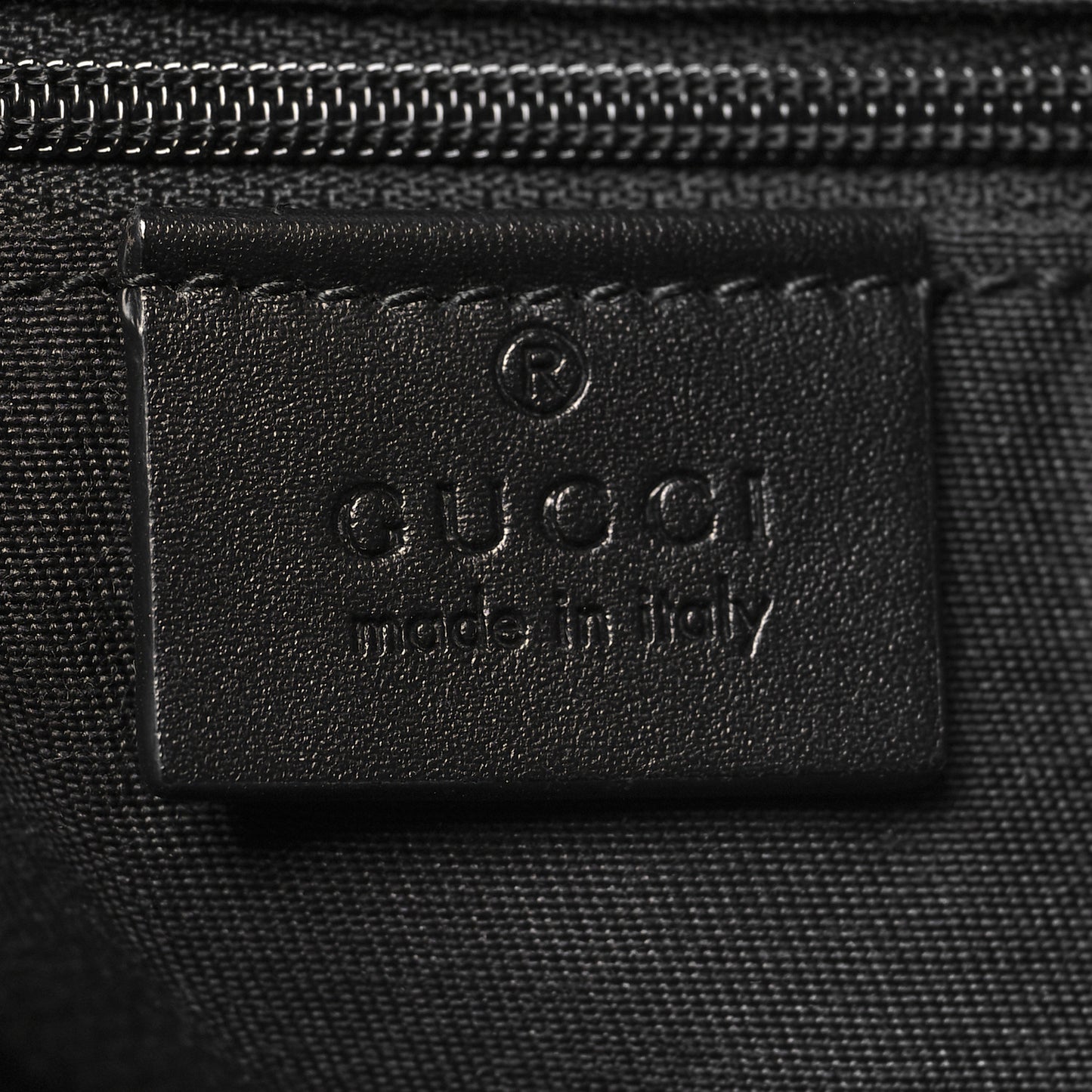 GG Monogram Web Flat Messenger Bag Black