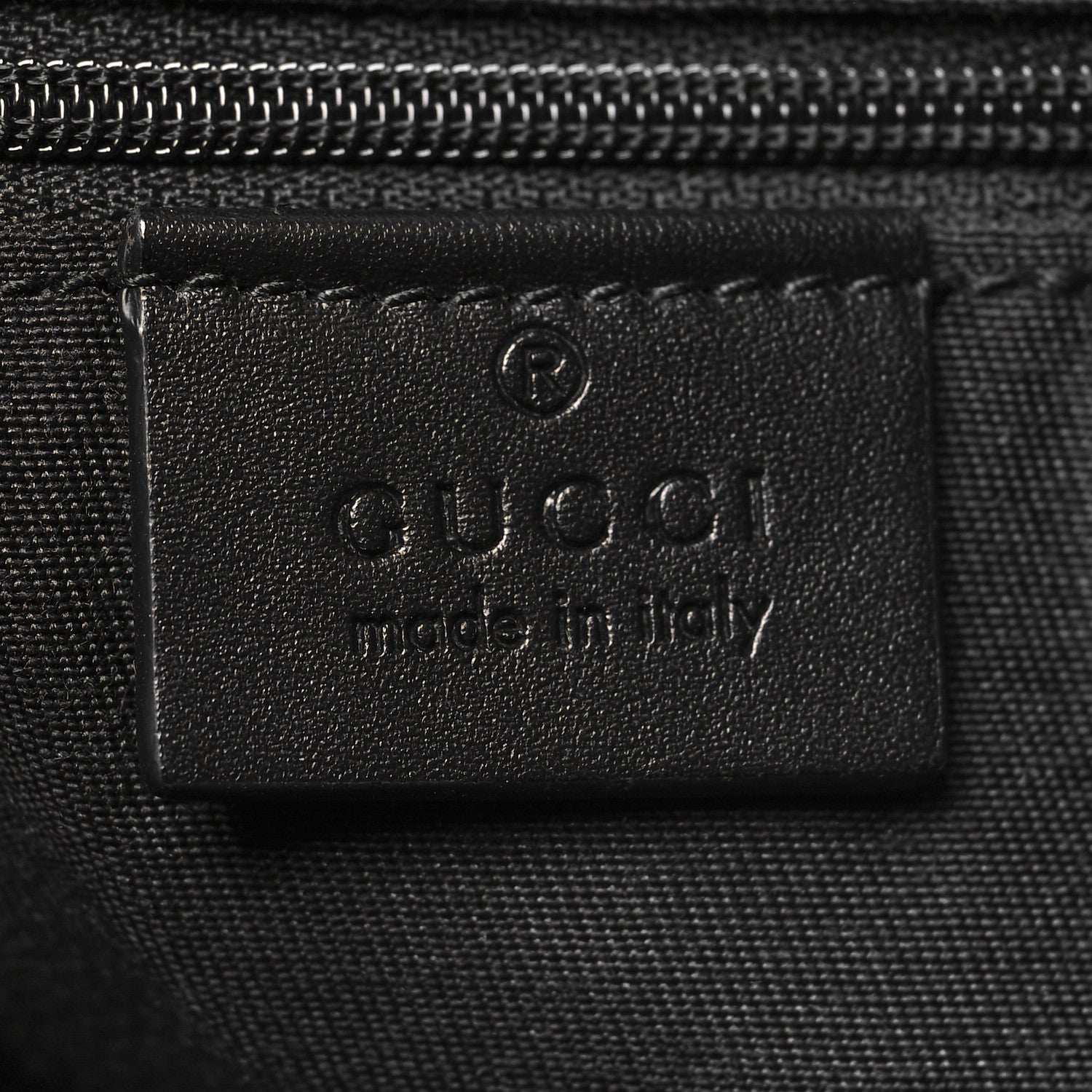 Gucci GG Monogram Web Flat Messenger Bag Black 8 of 12