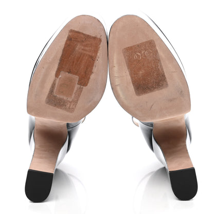 Valentino Garavani Patent Tan-Go 55/155mm Platform Pumps 40.5 Black 4 of 8