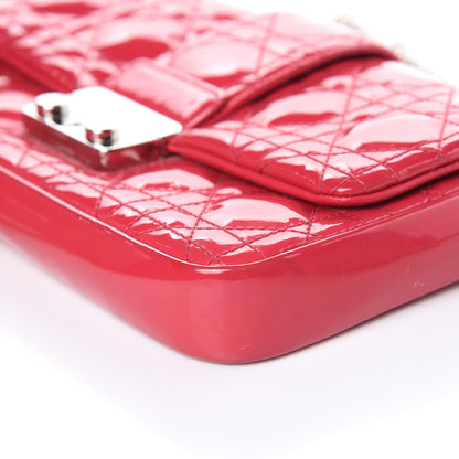Christian Dior Patent Cannage New Lock Pouch Pink 9 of 14
