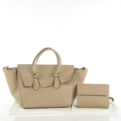 Celine Crisped Calfskin Medium Tie Knot Tote Light Taupe 17 of 17