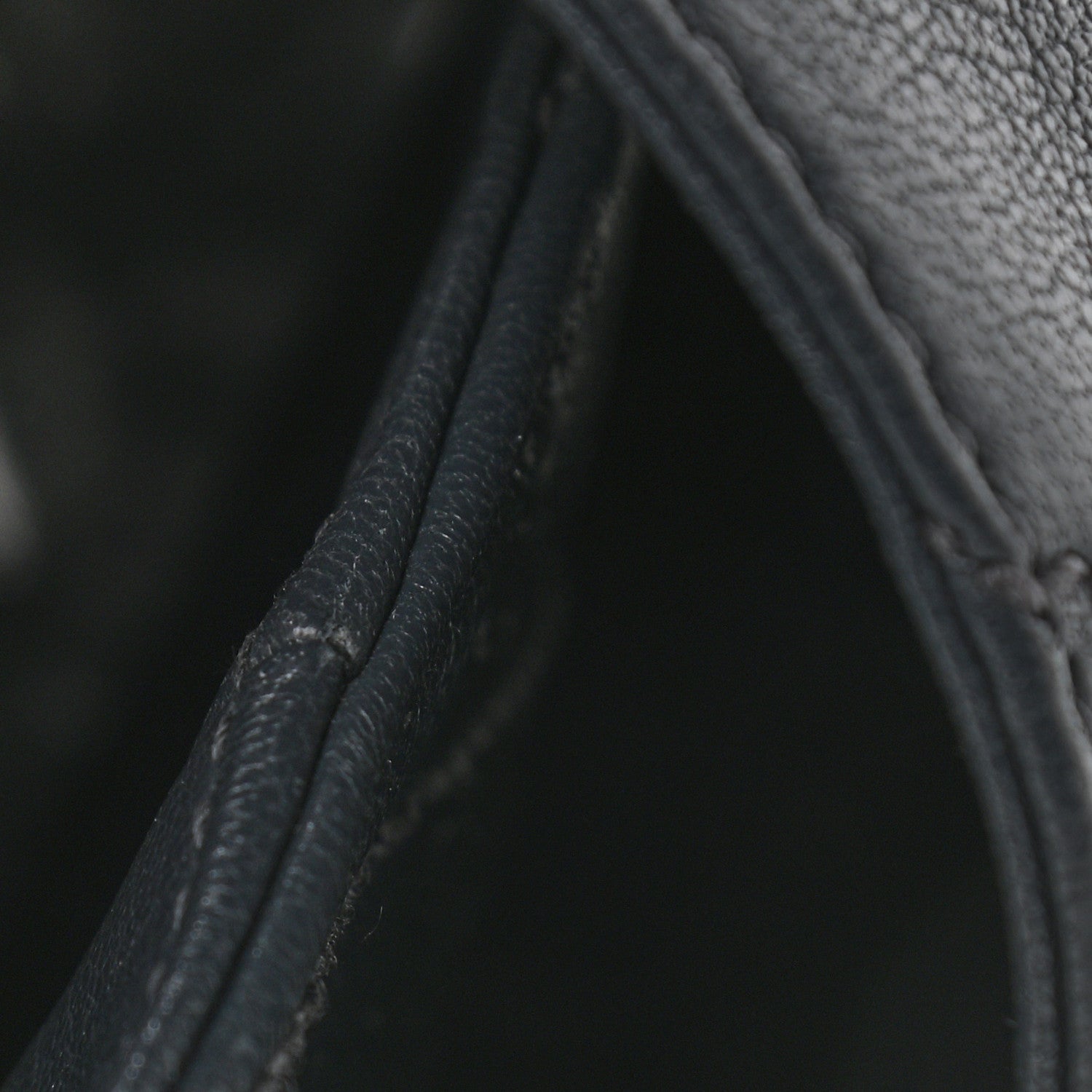 Saint Laurent Vintage Lambskin Chevron Monogram Medium Nolita Dark Smog 11 of 12