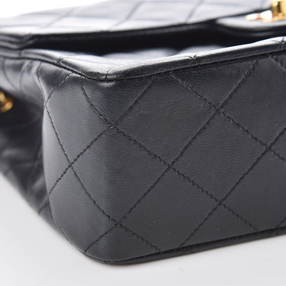 Chanel Lambskin Quilted Mini Square Flap Black 9 of 11