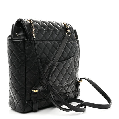 Chanel Lambskin Quilted Large Urban Spirit Backpack Black 3 of 10