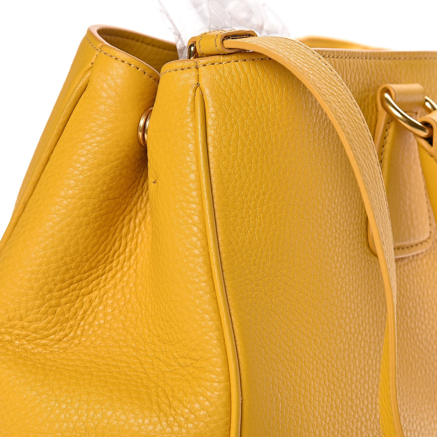 Prada Vitello Daino Tote Mimosa 13 of 24