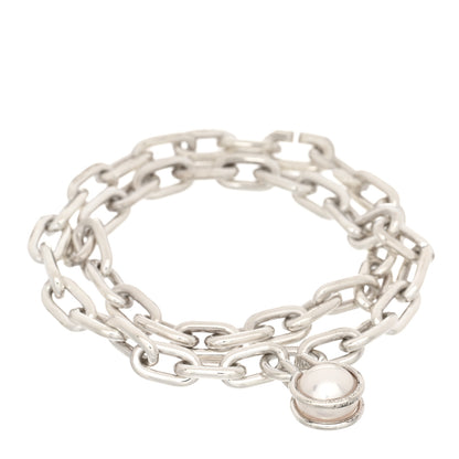 Tiffany Sterling Silver Pearl HardWear Link Bracelet 1 of 3
