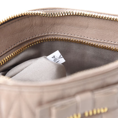 Miu Miu Nappa Matelasse Zip Shoulder Bag Cammeo 9 of 14