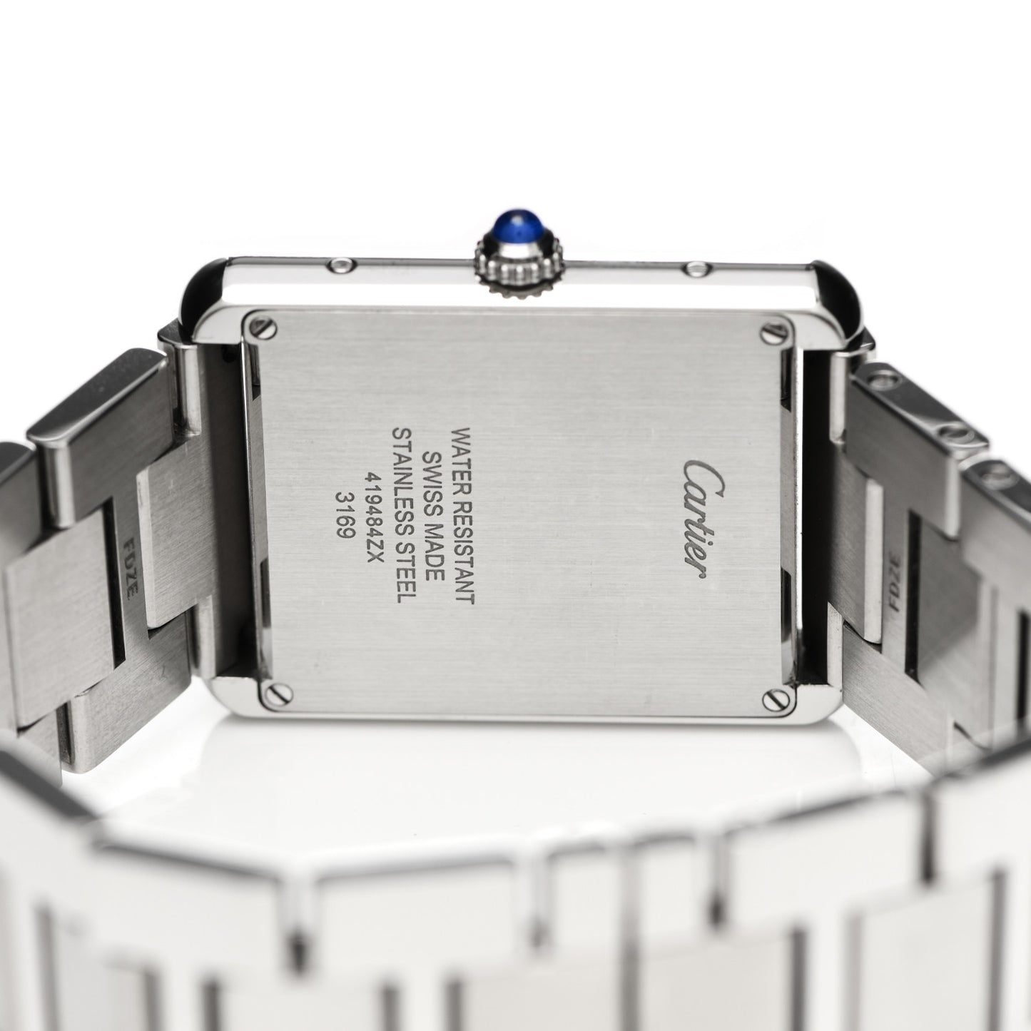 Stainless Steel 27mm Tank Solo Quartz Watch