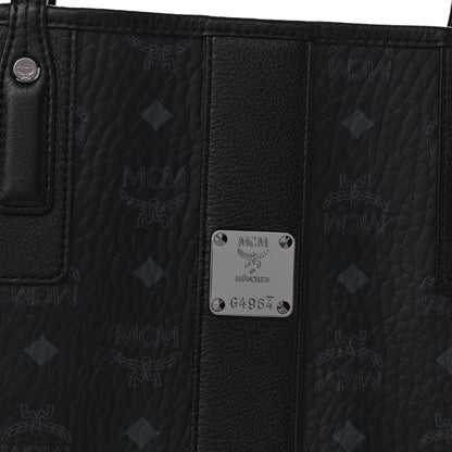 MCM Visetos Medium Liz Reversible Shopper Tote Black 10 of 10