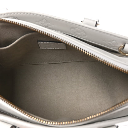 Louis Vuitton Calfskin Embossed Monogram OnTheGo East West White 5 of 10