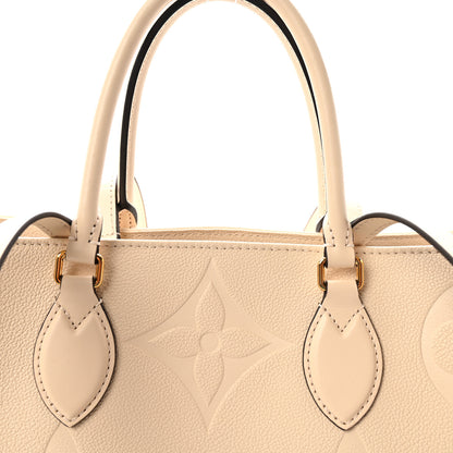 Louis Vuitton Empreinte Monogram Giant Onthego GM Creme 7 of 9
