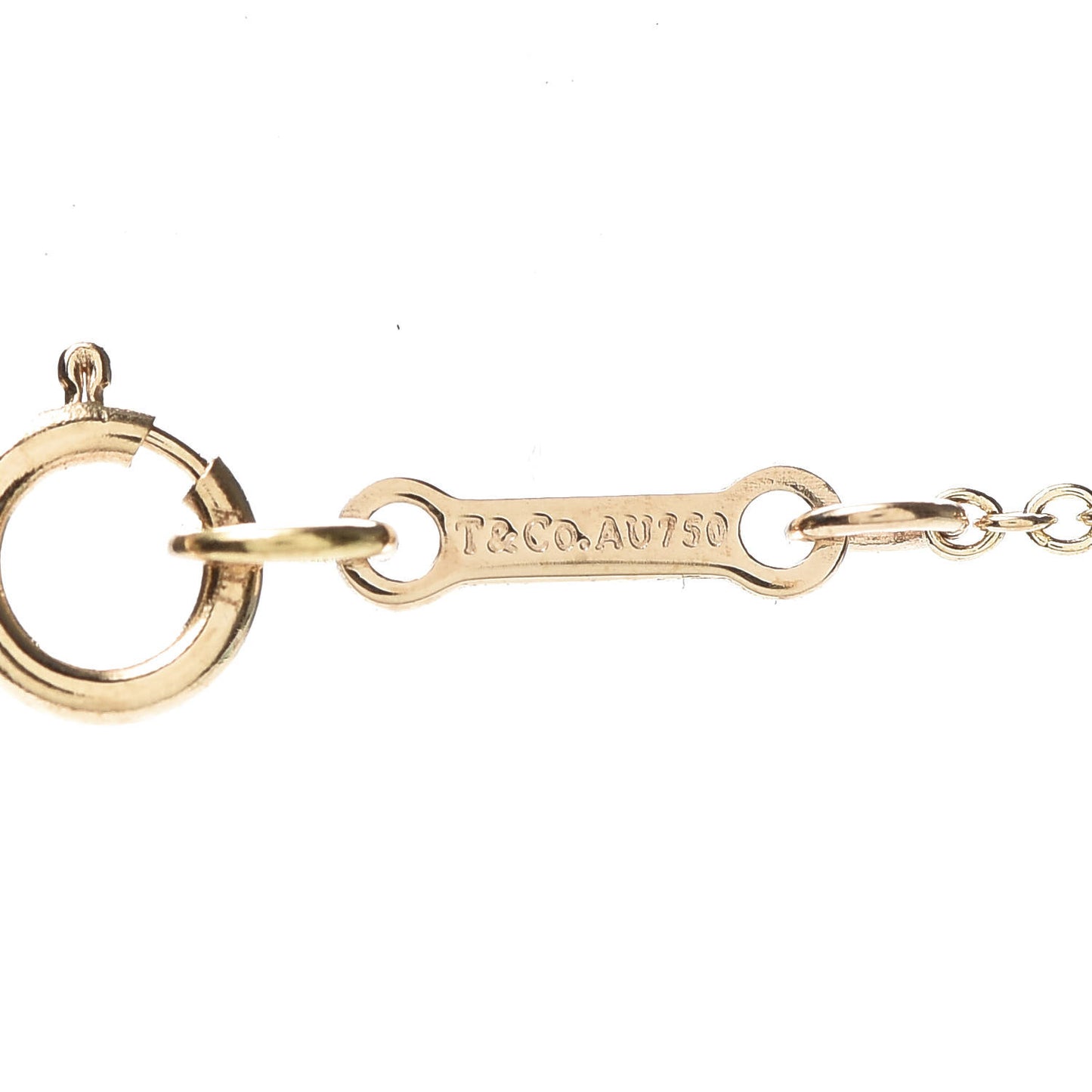 18K Rose Gold Large Paloma's Melody Circle Pendant Necklace