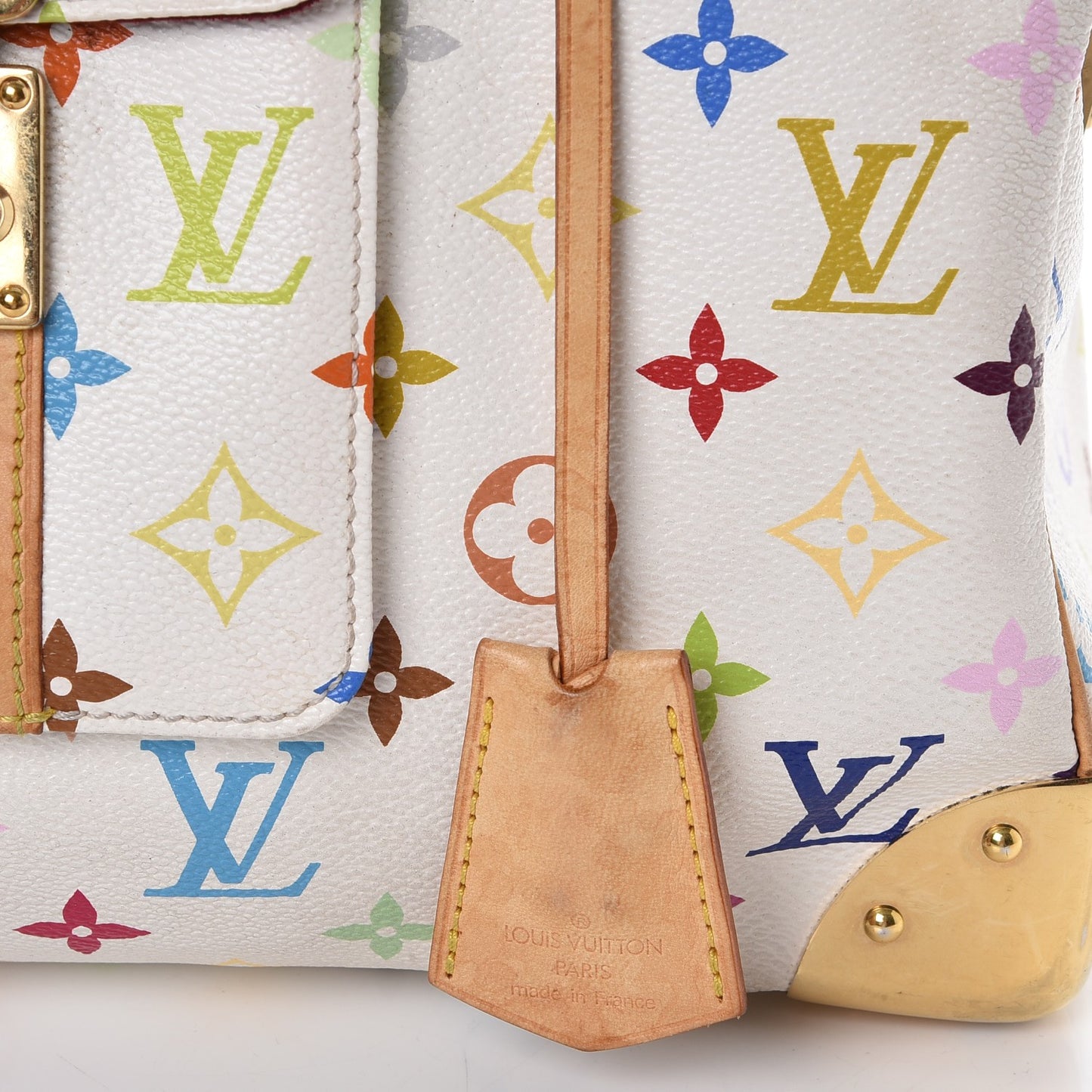Monogram Multicolor Speedy 30 White