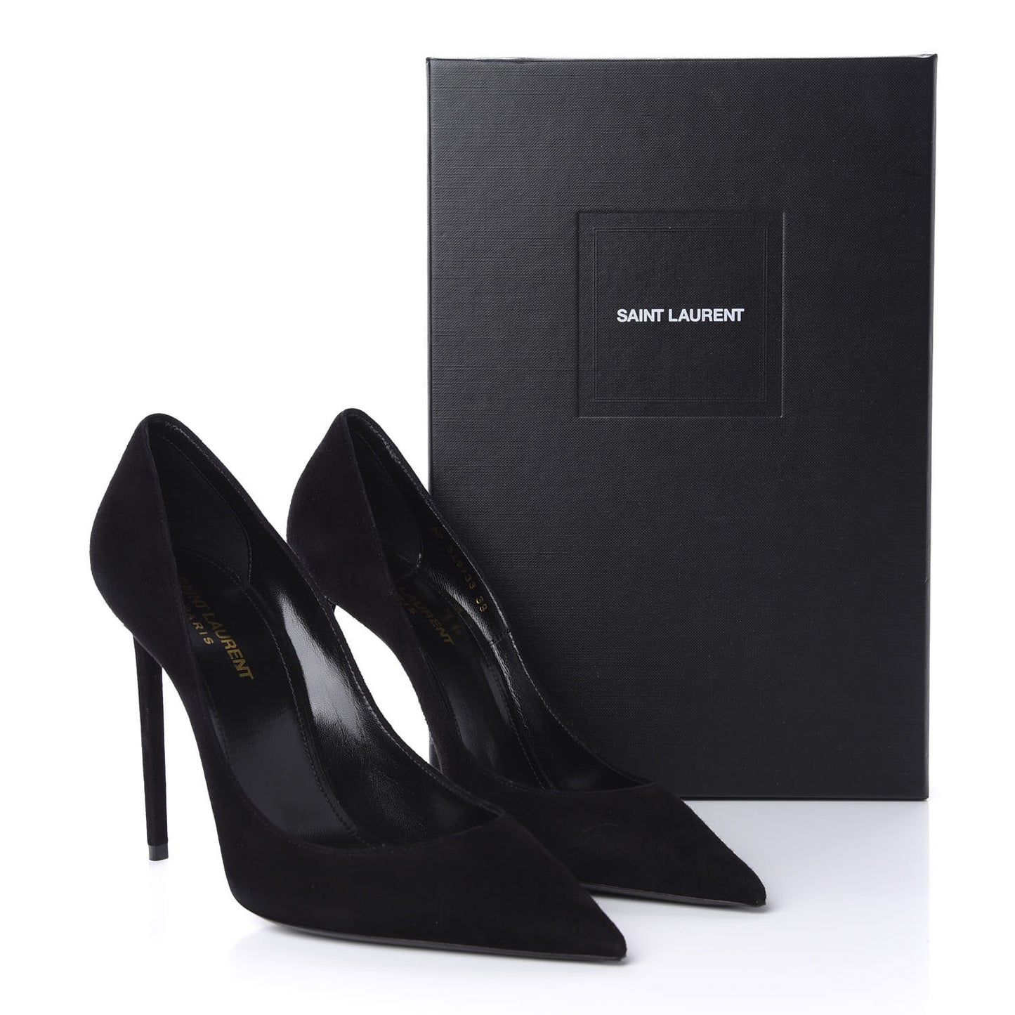 Suede Calfskin Zoe Pumps 39 Black