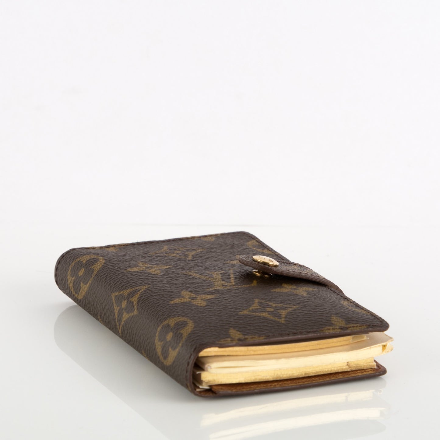 Monogram Mini Agenda Cover with Pencil