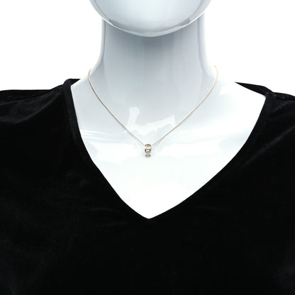 Tiffany Sterling Silver Atlas Open Pendant Necklace 2 of 6