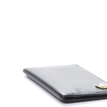 Chanel Grained Calfskin Small CC Button Pocket Agenda Cover Black 6 of 10
