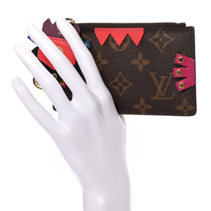 Louis Vuitton Monogram Totem Key Pouch Flamingo 2 of 7