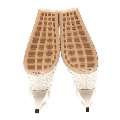 Bottega Veneta Crunch Calfskin Sharpei Pumps 40 Trench 5 of 9