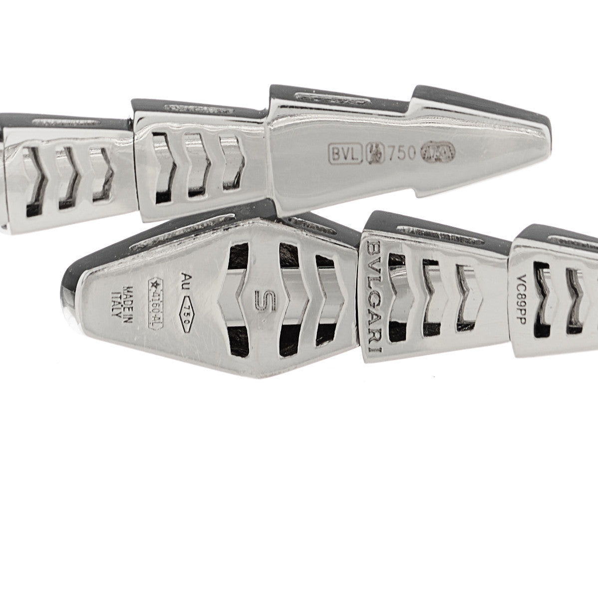 Bulgari 18K White Gold Serpenti Viper Bracelet S 3 of 3