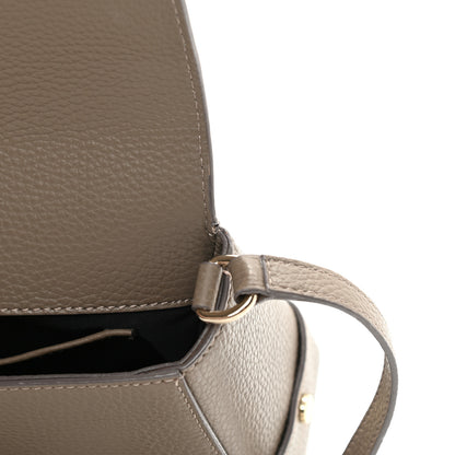 Jimmy Choo Pebbled Calfskin Studded Shoulder Bag Grey 12 of 13