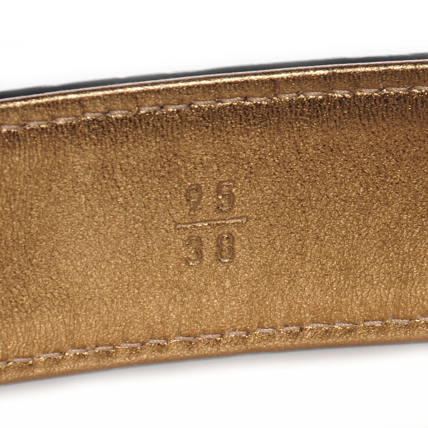 Lambskin Camellia CC Belt 95 38 Black