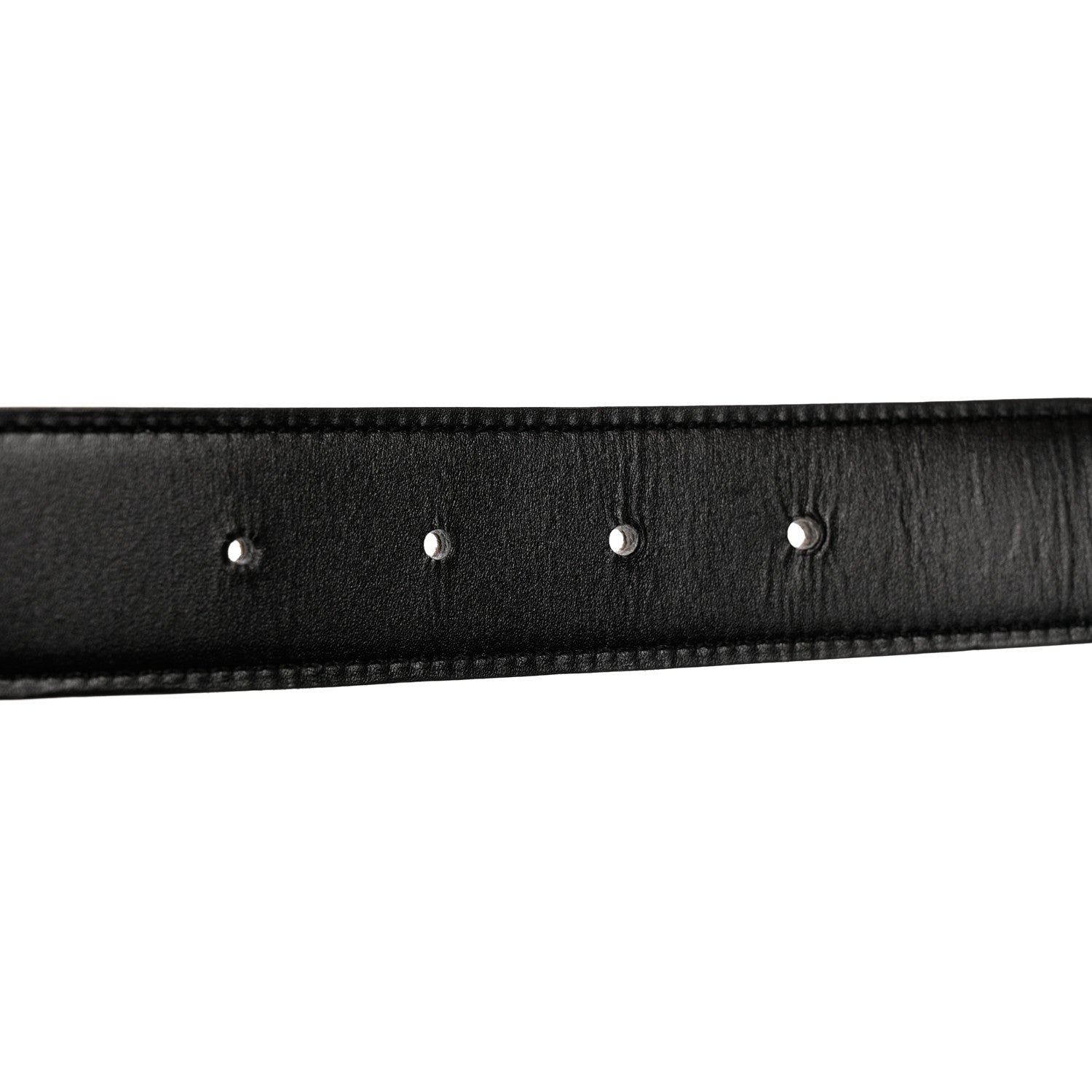Hermes Box Togo 32mm Belt Strap 90 36 Black Etoupe 5 of 9