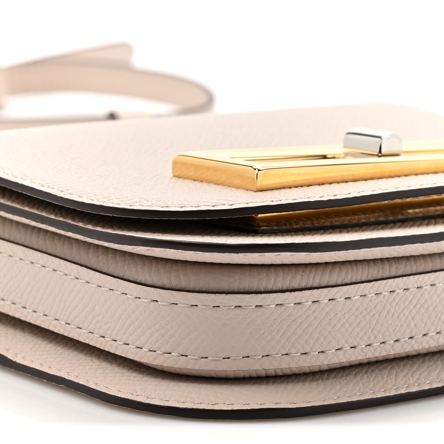 Alpina Calfskin Toy Lingot Crossbody Sesame
