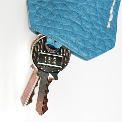 Hermes Togo Kelly Retourne 35 Blue Jean 20 of 20